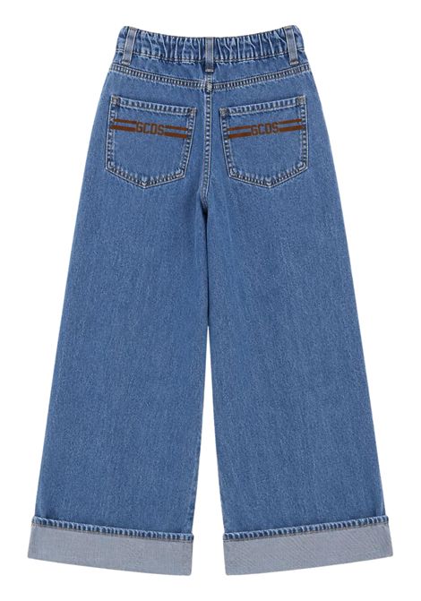Girls' denim cotton jeans GCDS | C2BXQI604D346DENIM