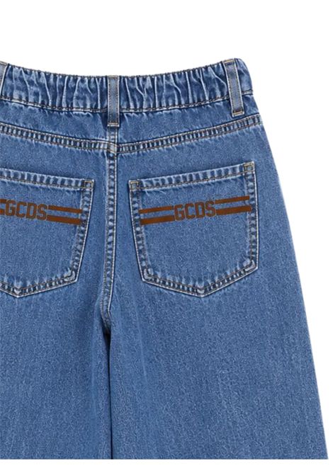Girls' denim cotton jeans GCDS | C2BXQI604D346DENIM