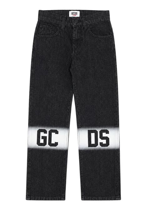 Unisex cotton denim jeans GCDS | C2BXQI606D346NERO