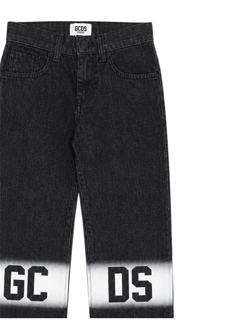 Unisex cotton denim jeans GCDS | C2BXQI606D346NERO