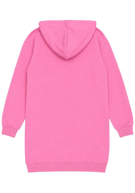 Abito bambina rosa in cotone GCDS | C2GJQB523F342ROSA