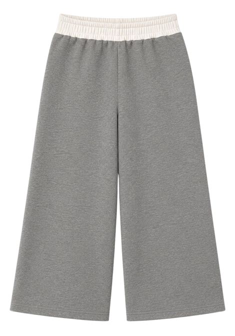Pantalone bambina grigio in cotone GCDS | C2GJQI567F342GRIGIO
