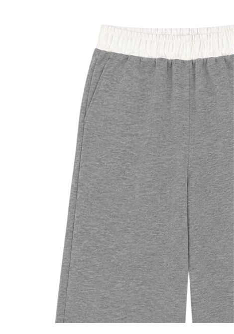 Pantalone bambina grigio in cotone GCDS | C2GJQI567F342GRIGIO