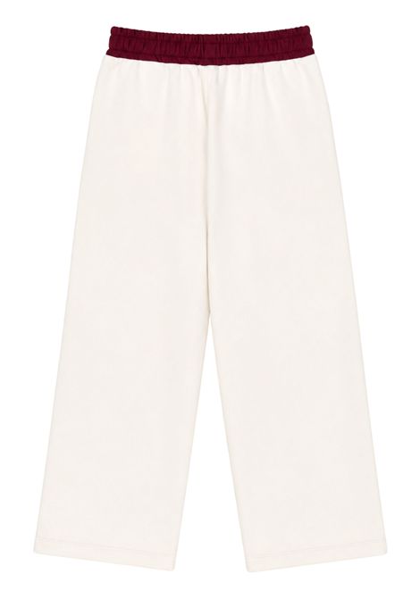 Pantalone bambina panna in cotone GCDS | C2GJQI567F342PANNA