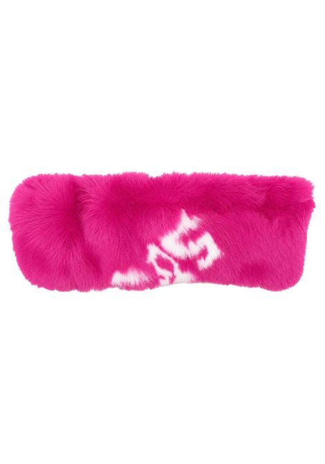 Fascia bambina fucsia in pelliccia GCDS | C2GJQV998E204FUCSIA