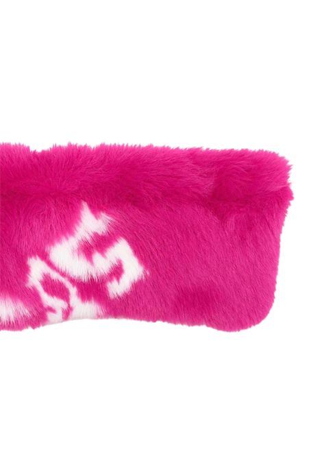 Fascia bambina fucsia in pelliccia GCDS | C2GJQV998E204FUCSIA