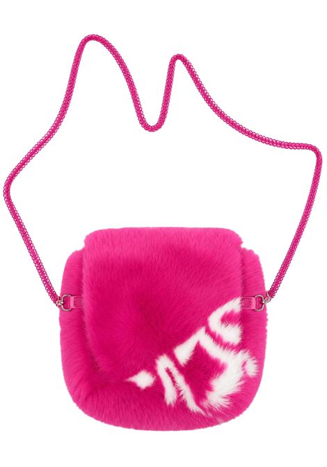 Borsa bambina fucsia in pelliccia GCDS | C2GJQW997E204FUCSIA