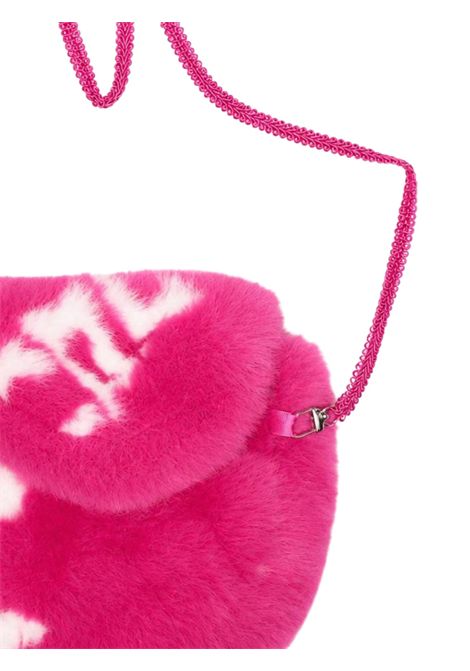Borsa bambina fucsia in pelliccia GCDS | C2GJQW997E204FUCSIA