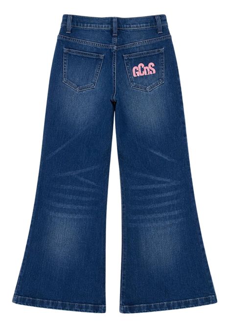 Girls' denim cotton jeans GCDS | C2GXGI609D346DENIM