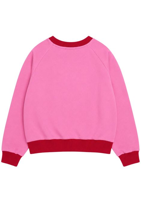 Pink cotton sweatshirt for girls GCDS | C2GXQE537F342ROSA