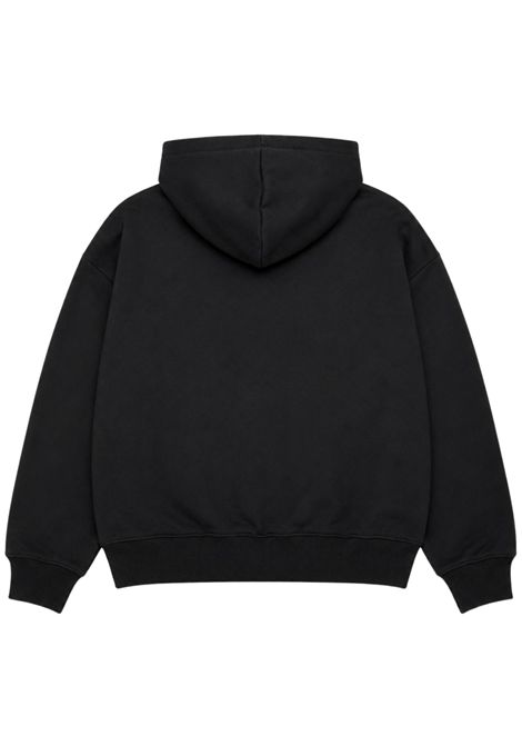 Black cotton sweatshirt for girls GCDS | C2GXQE553F342NERA