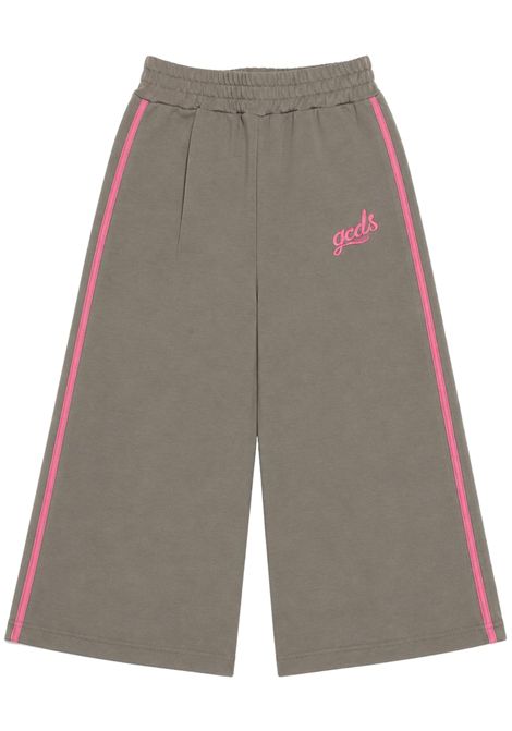 Pantalone bambina grigio in cotone GCDS | C2GXQI541F342GRIGIO