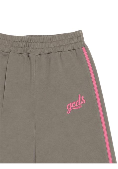 Pantalone bambina grigio in cotone GCDS | C2GXQI541F342GRIGIO