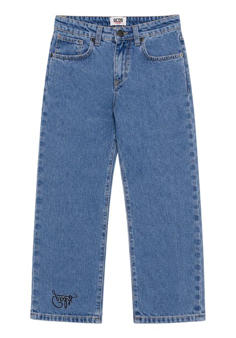 Unisex cotton denim jeans GCDS | C2GXQI610D346DENIM