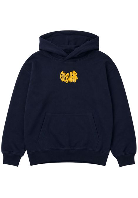 Felpa bambino blu in cotone GCDS | C2UJQE577F342BLU