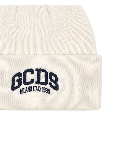 Cappello unisex panna in lana GCDS | C2UXQN597K347PANNA