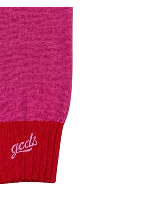 Sciarpa bambina rosa in viscosa GCDS | C2UXQP600K349ROSA