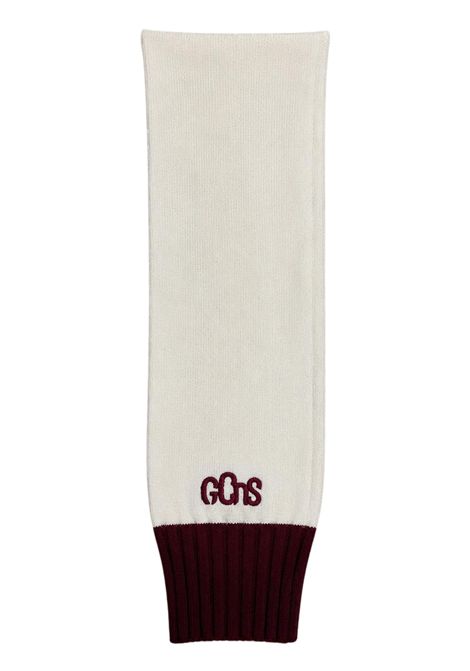Sciarpa unisex panna in viscosa GCDS | C2UXQP602K34PANNA