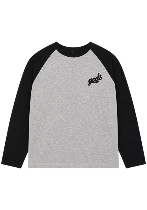 T-shirt unisex grigia in cotone GCDS | CBXQC531J341GRIGIO