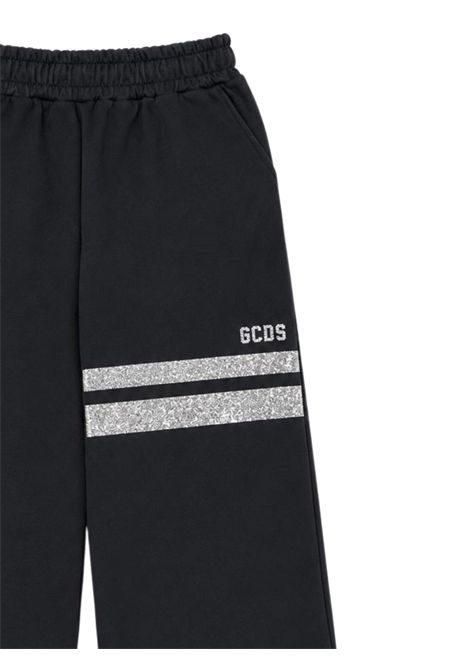 Pantalone bambina nero in cotone GCDS | Z0GJQI620F004NERO
