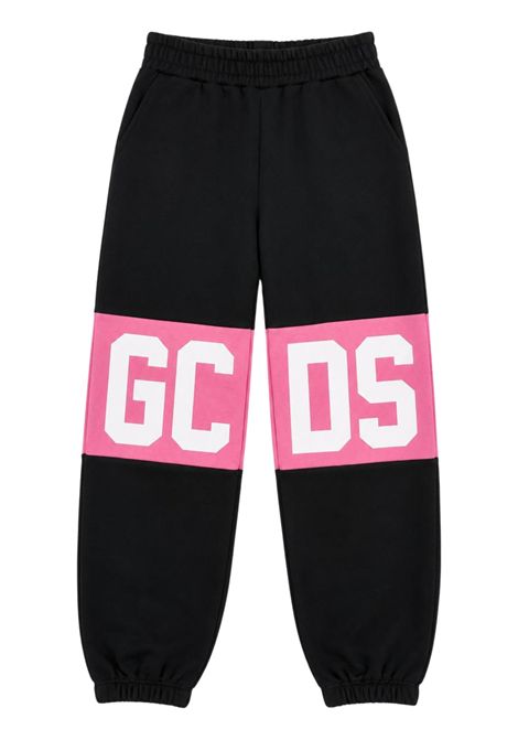 Pantalone bambina nero in cotone GCDS | Z0GXQI588F004NERO