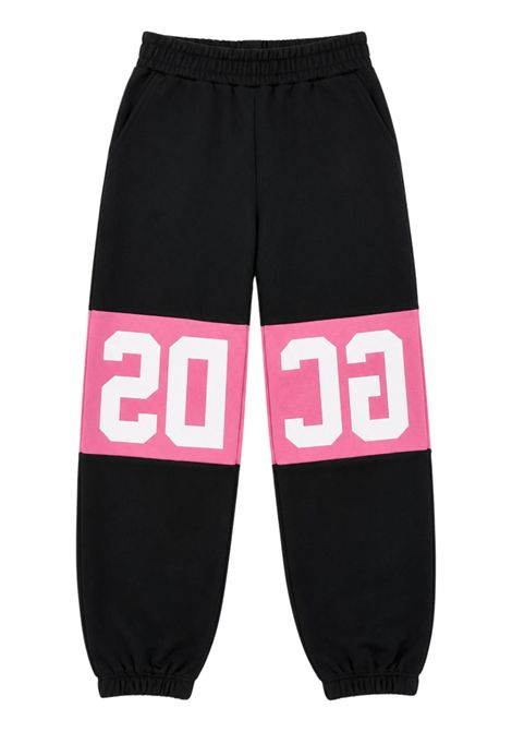 Pantalone bambina nero in cotone GCDS | Z0GXQI588F004NERO