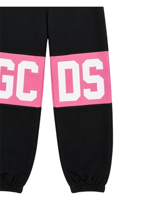 Pantalone bambina nero in cotone GCDS | Z0GXQI588F004NERO