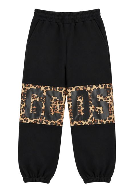 Pantalone bambina nero in cotone GCDS | Z0GXQI588F005NERO