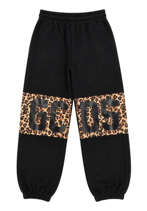 Pantalone bambina nero in cotone GCDS | Z0GXQI588F005NERO