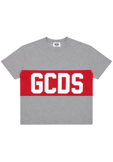 T-shirt unisex grigia in cotone GCDS | Z0UJQC585J105GRIGIO