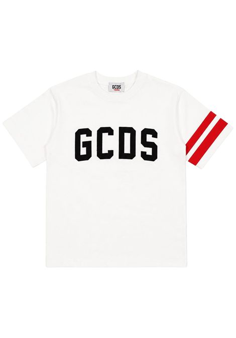 T-shirt unisex bianca in cotone GCDS | Z0UJQC592J105BIANCO