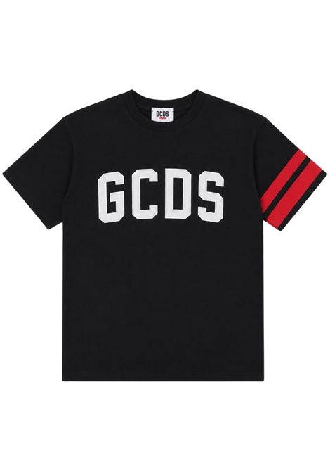 T-shirt unisex nera in cotone GCDS | Z0UJQC592J105NERO