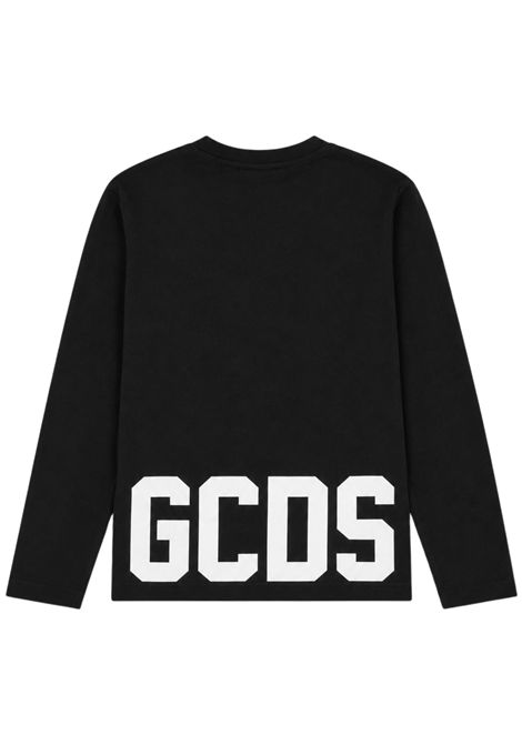 T-shirt unisex nera in cotone GCDS | Z0UJQC623J105NERO
