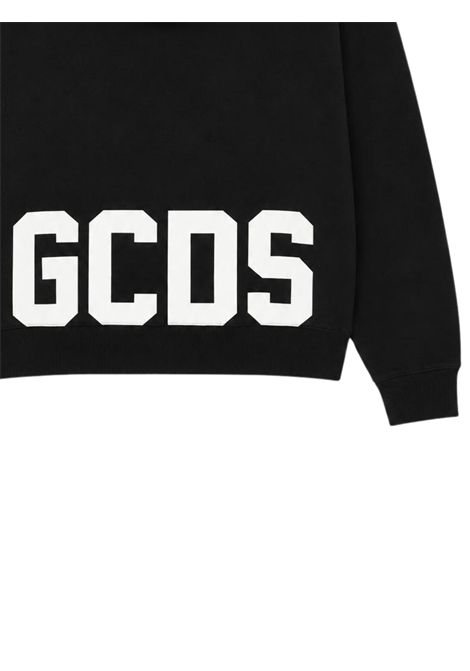 Unisex black cotton sweatshirt GCDS | Z0UJQE625F004NERO