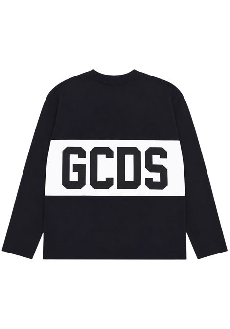 T-shirt unisex nera in cotone GCDS | Z0UXQC608J105NERO
