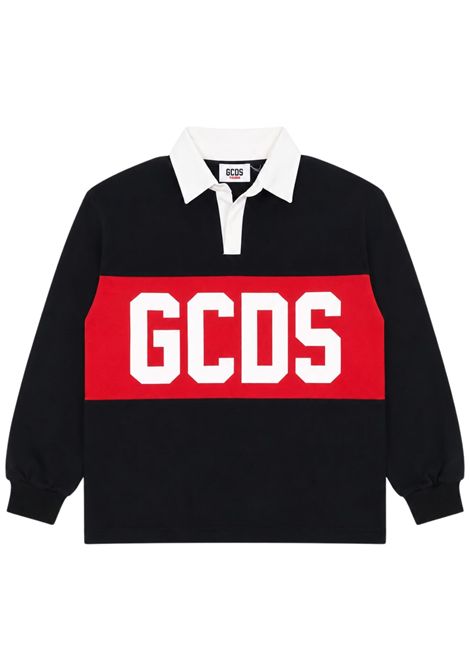 Felpa unisex nera in cotone GCDS | Z0UXQD613F245NERO