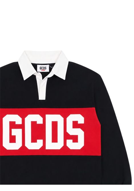 Felpa unisex nera in cotone GCDS | Z0UXQD613F245NERO