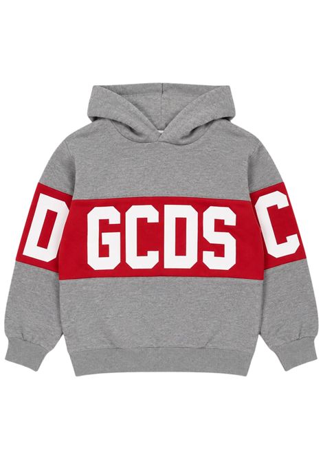 Felpa unisex grigia in cotone GCDS | Z0UXQE583F004GRIGIO
