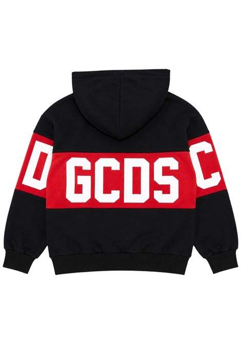 Felpa unisex nera in cotone GCDS | Z0UXQE583F004NERO