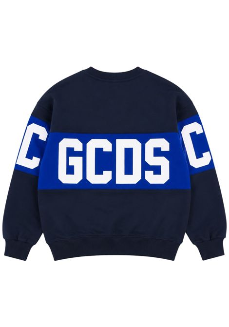 Felpa unisex blu in cotone GCDS | Z0UXQE584F004BLU