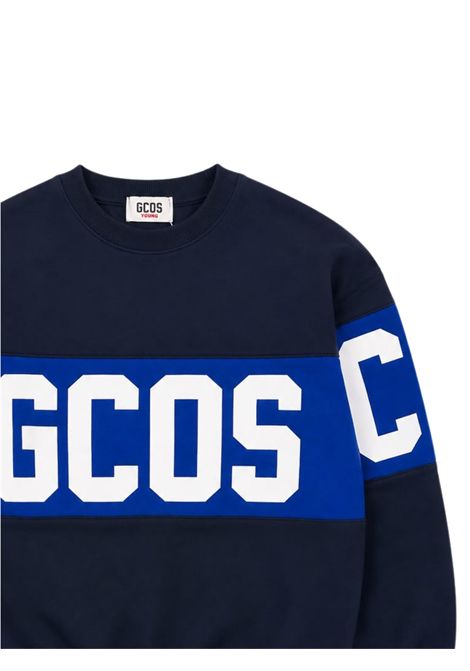 Felpa unisex blu in cotone GCDS | Z0UXQE584F004BLU