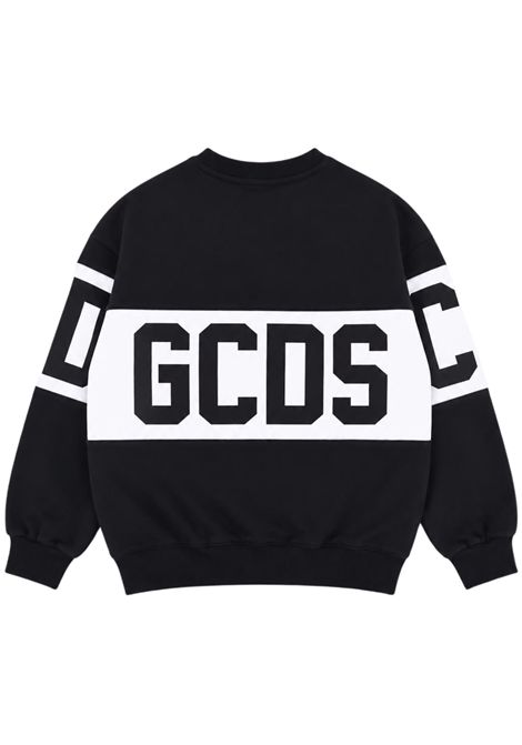 Felpa unisex nera in cotone GCDS | Z0UXQE584F004NERO
