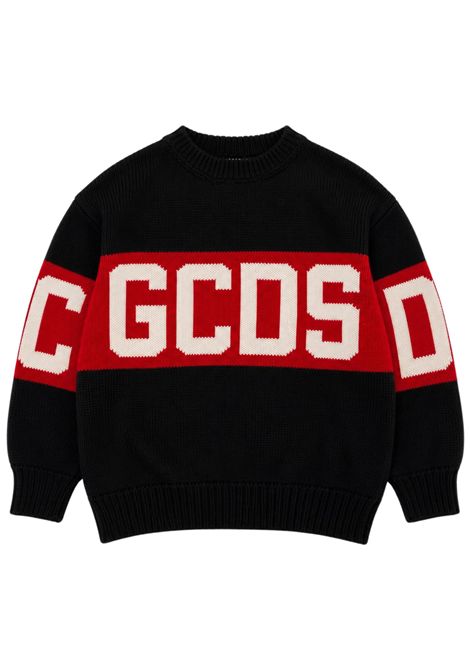 Maglione unisex in misto lana GCDS | Z0UXQF621NERO