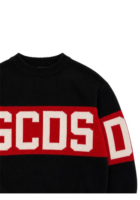 Maglione unisex in misto lana GCDS | Z0UXQF621NERO