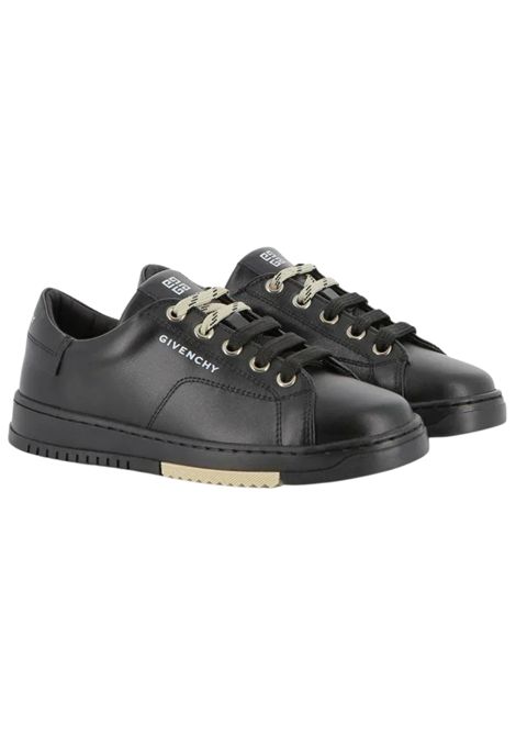 Scarpe bambino nere in pelle GIVENCHY | 31042/PIANERO