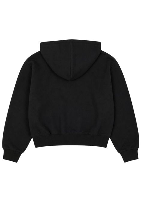 Felpa bambina nera in cotone HINNOMINATE | F00113/DENERO