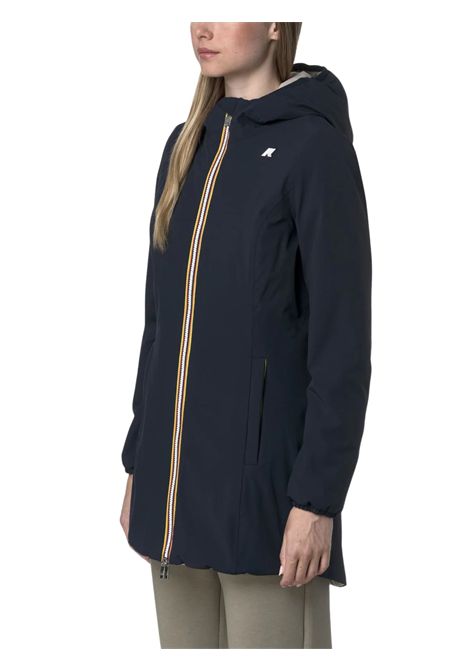Giubbino bambina reversibile K-way | K6128UW/DEBBLU