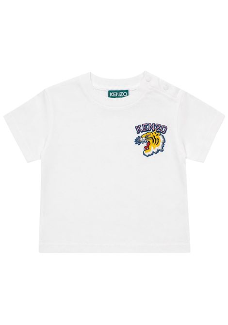 White cotton baby T-shirt Kenzo | K60100BIANCO