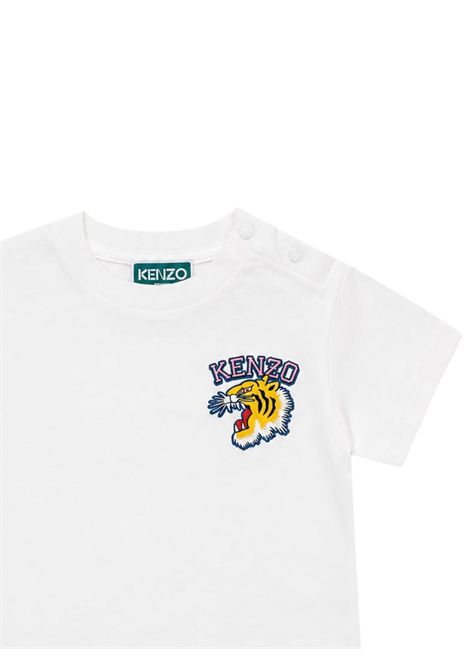 White cotton baby T-shirt Kenzo | K60100BIANCO