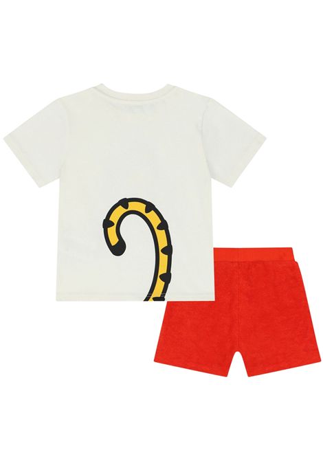 Completo neonato bianco in cotone Kenzo | K60138BIANCO